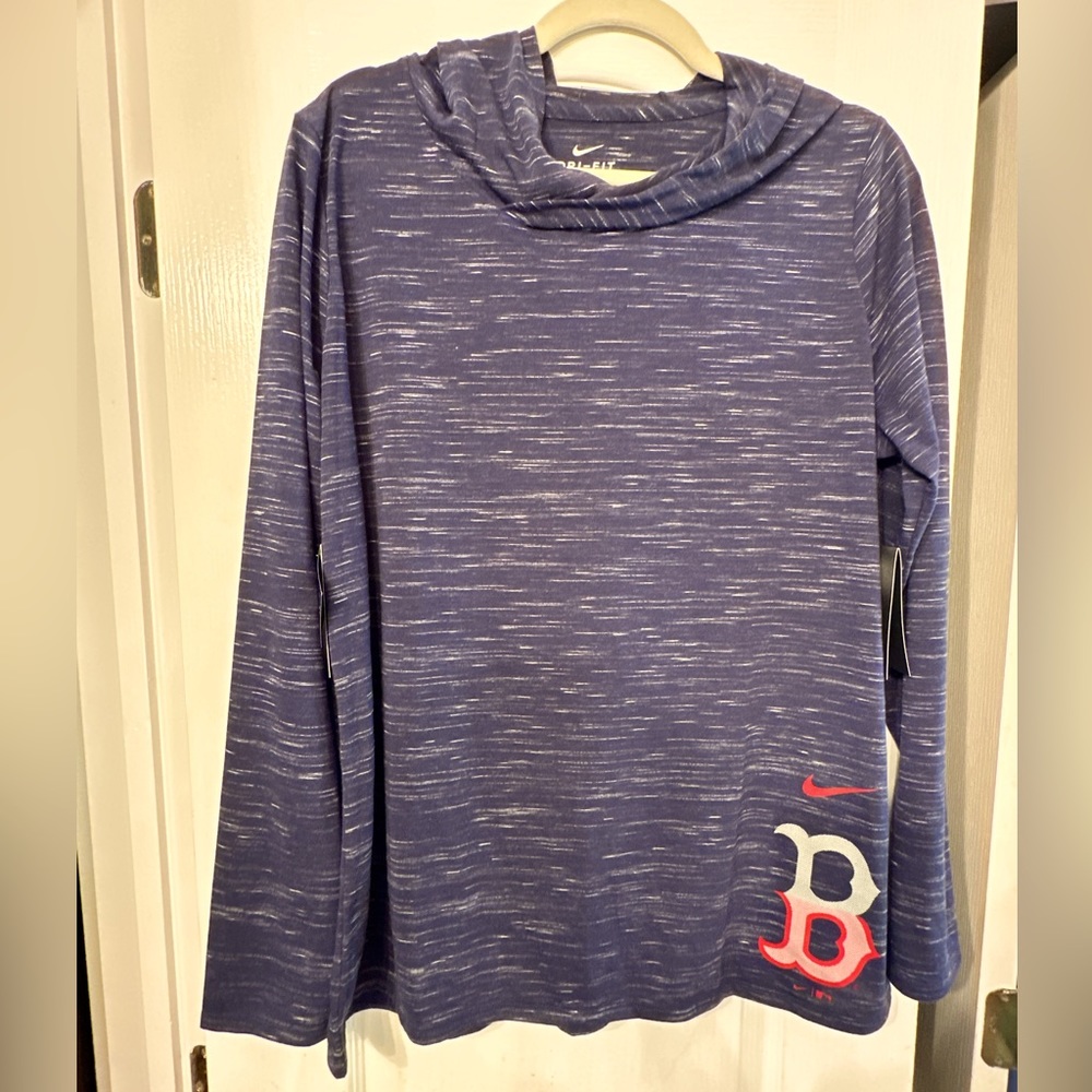 Nike Dri Fit Boston Red Sox Hoodie T-shirt